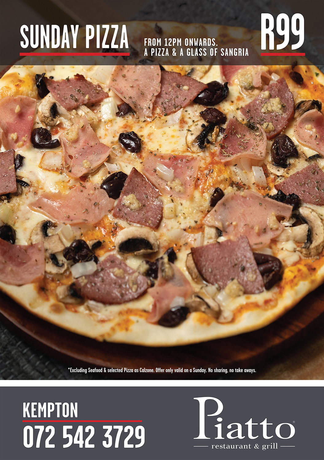 PIATTO KEMPTON Piatto Restaurant Grill